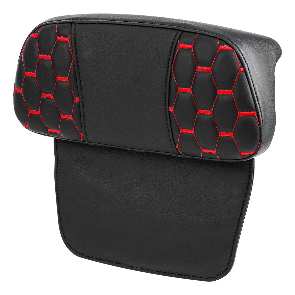 C.C. RIDER Touring Seat Driver Passenger Seat With Backrest For Harley  Touring Street Glide Road Glide Electra Glide, Black Red, 2008-2023 -  Chopped