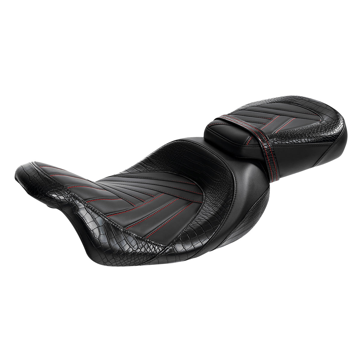 C.C. RIDER Touring Seat Two Piece 2 Up Seat Low Profile Driver