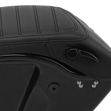 C.C. RIDER Saddlebag Lid Covers Black Stitching Protect Saddlebags For Harley Touring CVO Street Glide CVO Road Glide 2023-2024