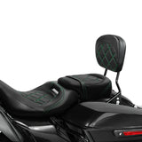 C.C. RIDER Passenger Backrest Sissy Bar Backrest For Harley Touring CVO Road Glide Street Glide Road King Electra Glide