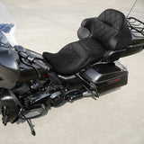 C.C. RIDER King Passenger Backrest King Tour Pack Trunk Backrest For Touring Road Glide Electra Glide Street Glide Road King, 2014-2023