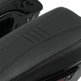 C.C. RIDER Saddlebag Lid Covers Black Stitching Protect Saddlebags For Harley Touring CVO Street Glide CVO Road Glide 2023-2024