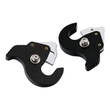 Black Sissy Bar Luggage Rack Docking Latch Clip Kit Fit For Harley Touring, 2009-Later