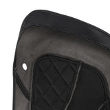 C.C. RIDER Saddlebag Lid Covers Lattice Stitching For Harley Touring Street Road Glide 2014-2023