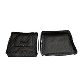 C.C. RIDER Chopped Pack Trunk Carpet Liner Black Orange Fit For Harley Touring Electra Road Glide 2014-2023