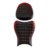 C.C. RIDER GSX1300R Front And Rear Seat Fit For SUZUKI Hayabusa GSX1300R Red Lattice, 2008-2020