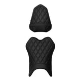 C.C. RIDER YZF R1 Front And Rear Seat For YAMAHA YZFR1 Black Lattice Stitiching, 2007-2008