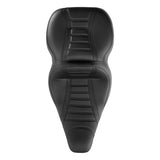 C.C. RIDER Touring Seat 2 Up Seat  Driver Passenger Seat Black For Harley CVO Road Glide Electra Glide Street Glide Road King, 1997-2007