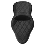 Gel Seat C.C. RIDER Touring Seat 2 Up Seat Driver Passenger Seat For Harley CVO Road Glide Electra Glide Street Glide Road King Lattice, 2009-2023