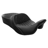 C.C. RIDER Touring Seat 2 Up Seat Driver Passenger Seat For Harley CVO Road Glide Electra Glide Street Glide Road King, 2009-2023