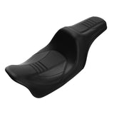 C.C. RIDER Touring Seat 2 Up Seat Driver Passenger Seat Extended Reach Tall Boy Seat Carbon Fiber Pattern, 2009-2023