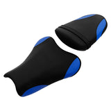 C.C. RIDER GSX-R1000 Front And Rear Seat Fit For SUZUKI GSXR1000  Black Blue Shape , 2005, 2006