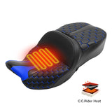 Heated Seat C.C. RIDER Touring Seat Driver Passenger Seat  For Harley CVO Road Glide Electra Glide Street Glide Road King, 2009-2023