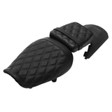 C.C. RIDER Sportster Seat 2 Piece Seat Driver And Passegner Seat Lattice Stitching Fit For Harley Sportster S RH1250S 2021-Later