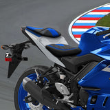 C.C. RIDER YZF R3 YZF R25 MT03 MT25 Front And Rear Seat For YAMAHA Lattice Sitiching Color Trimming, 2015-2023