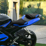 C.C. RIDER GSX-R1000 Front And Rear Seat Fit For SUZUKI GSXR1000  Black Blue Shape , 2005, 2006