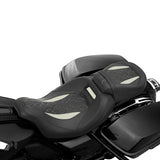 Gel Seat C.C. RIDER Touring Seat Low Profile Driver Passenger Seat For Road Glide Street Glide Road King, 2009-2023