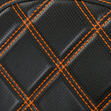 C.C. RIDER Rider Backrest Driver Backrest Pad Lattice Stitching For Harley Touring CVO Street Glide Road Glide Electra Glide Road King, 2009-2023