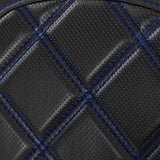 C.C. RIDER Rider Backrest Driver Backrest Pad Lattice Stitching For Harley Touring CVO Street Glide Road Glide Electra Glide Road King, 2009-2023