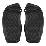 C.C. RIDER Saddlebag Lid Covers Lattice Stitching Protect Saddlebags For Harley Touring CVO Street Glide CVO Road Glide 2023-2024