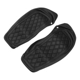 C.C. RIDER Saddlebag Lid Covers Lattice Stitching Protect Saddlebags For Harley Touring CVO Street Glide CVO Road Glide 2023-2024