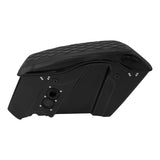 C.C. RIDER Saddlebag Lid Covers Diamond Stitching Protect Saddlebags For Harley Touring CVO Street Glide CVO Road Glide 2023-2024