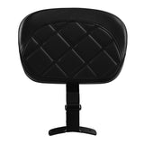 C.C. RIDER Rider Backrest Driver Backrest Pad Lattice Stitching For Harley Touring CVO Street Glide Road Glide Electra Glide Road King, 2009-2023