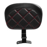 C.C. RIDER Rider Backrest Driver Backrest Pad Lattice Stitching For Harley Touring CVO Street Glide Road Glide Electra Glide Road King, 2009-2023