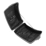 C.C. RIDER Chopped Pack Trunk Carpet Liner Black Fit For Harley Touring Electra Road Glide 2014-2023