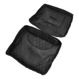 C.C. RIDER Chopped Pack Trunk Carpet Liner Black Stitching Fit For Harley Touring Electra Road Glide 2014-2023