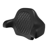 Gel Seat C.C. RIDER Touring Seat Two Piece 2 Up Seat Low Profile Driver Solo Seat Passenger Seat Black Lattice Stitching For CVO Street Glide CVO Road Glide, 2023-2024