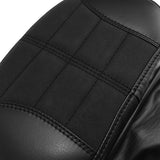 C.C. RIDER Rider Backrest 2 Up Seat Driver Backrest Pad Alcantara Leather For Harley Touring CVO Street Glide Road Glide Electra Glide Road King, 1988-2023