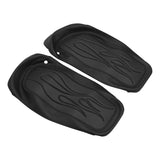 C.C. RIDER Saddlebag Lid Covers Fire Stitching Fit For Harley Touring Street Road Glide 2014-2024