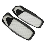 C.C. RIDER Saddlebag Lid Covers Lattice Stitching For Harley Touring Street Road Glide 2014-2023