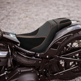 C.C. RIDER Softail Seat 2 up Driver And Passenger Seat Chopper Seats Alcantara Motorcycle Seats Cover Street Bob 114 FXBB 2018-2024