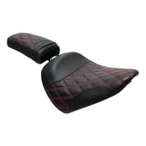 C.C. RIDER Softail Seat Driver And Passenger Seat 2 Up Seat For Street Bob Softail Standard FXBB FXST 2018-2024