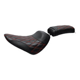 C.C. RIDER Softail Seat Driver And Passenger Seat 2 Up Seat For Street Bob Softail Standard FXBB FXST 2018-2024