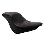 C.C. RIDER Low Rider S St Red Diamond Stitching Seat Driver And Passenger Seat Low Rider FXLR FXLRS FXLRST 2018-2024