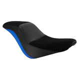 C.C. RIDER Low Rider S ST Blue Trimming Alcantara Seat Driver And Passenger Seat Low Rider FXLR FXLRS FXLRST 2018-2024