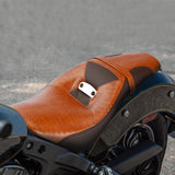 C.C. RIDER Driver Passenger Seat 2 Up Seat Custom Motorcycle Sport Seat Snake Print For Indian Scout Sixty 100th Aniversary Scout ABS, 2015-2024