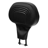 C.C. RIDER Rider Backrest 2 Up Seat Driver Backrest Pad For Harley Touring CVO Street Glide Road Glide Electra Glide Road King, 1988-2023