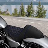 C.C. RIDER Sportster Seat Solo Seat 3.3 Gallon Tank Sportster Seat For Iron 883 Iron 1200 XL883 XL1200, 2004-2023